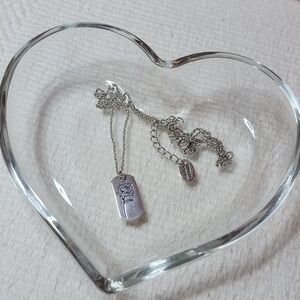 Peony Necklace - Secondary Birth Flower November